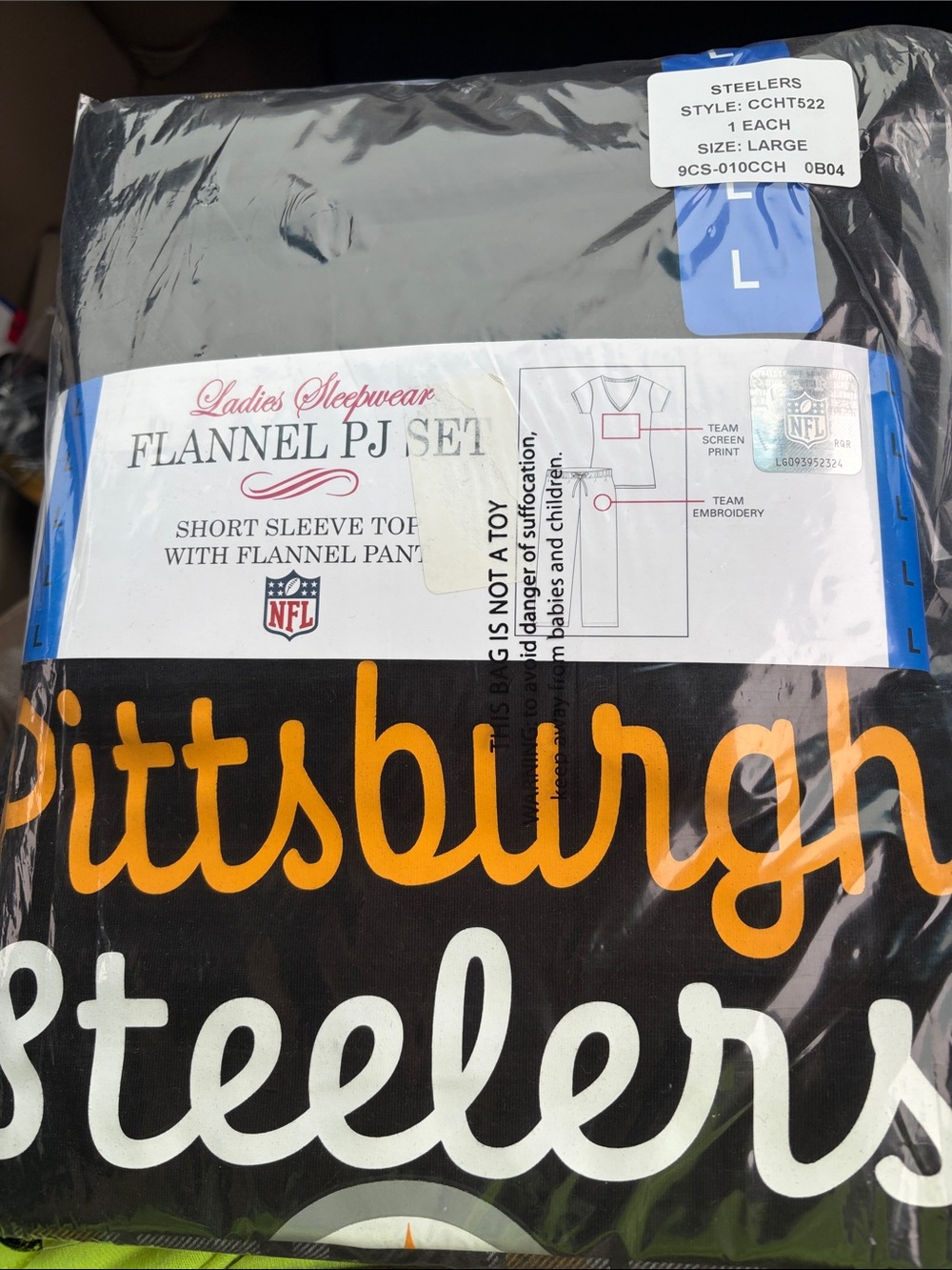 NFL Pittsburgh Steelers ladies pajamas